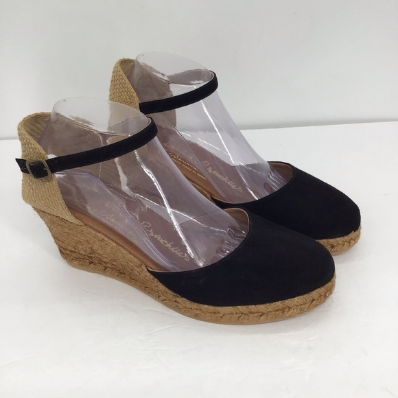 Giamo Espadrilles Women’s Suede Wedge Heel Boho Y2K Made in Spain NWOT Size 41 - Picture 2 of 11